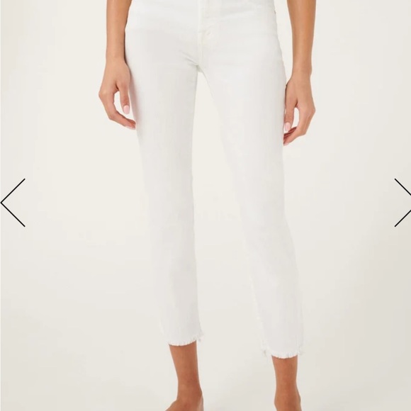 7 for all mankind white skinny jeans - Picture 6 of 7
